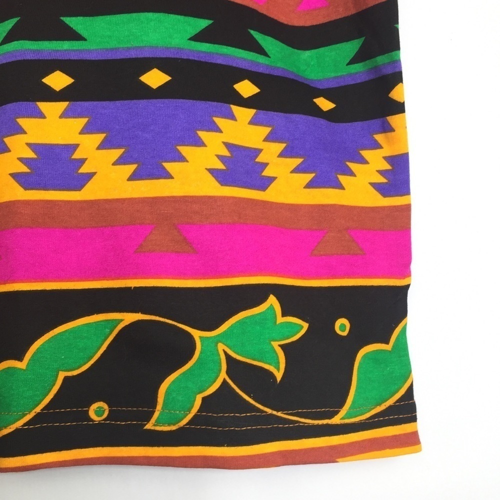 Vintage Synopsis Southwestern Aztec Tribal Top M - Picture 3 of 5